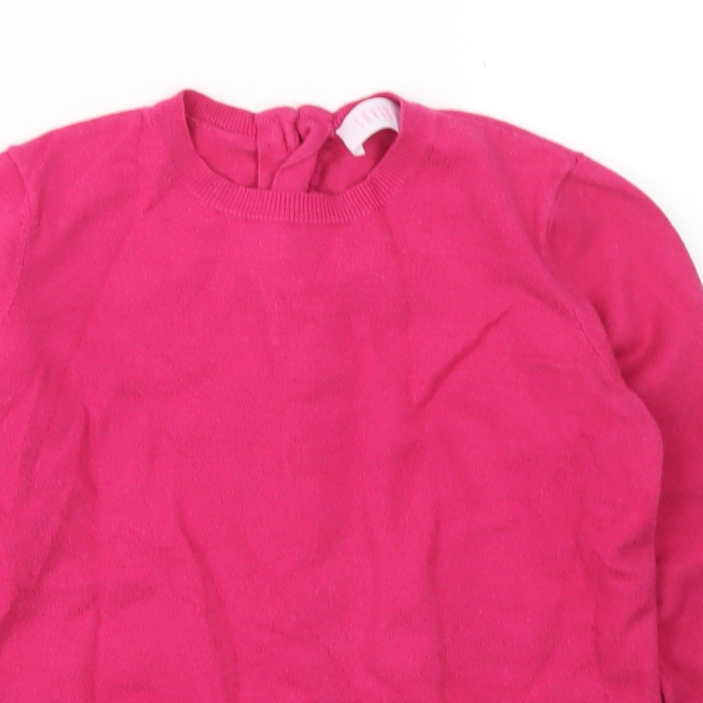 Womens UK Size XS Savida Pink Pullover Jumper