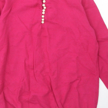 Womens UK Size XS Savida Pink Pullover Jumper