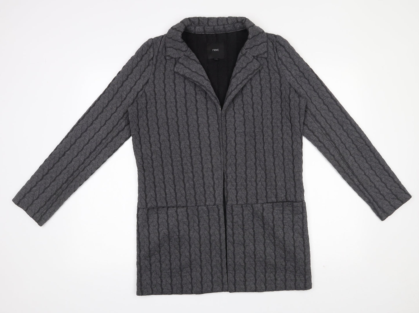 Womens UK Size 10 NEXT Grey Cardigan Jumper