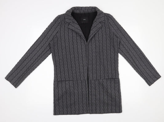 Womens UK Size 10 NEXT Grey Cardigan Jumper