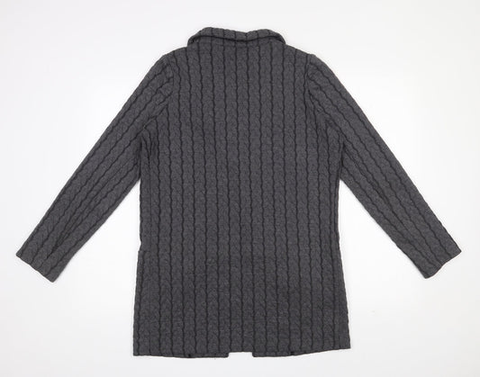 Womens UK Size 10 NEXT Grey Cardigan Jumper