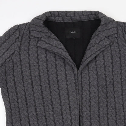 Womens UK Size 10 NEXT Grey Cardigan Jumper
