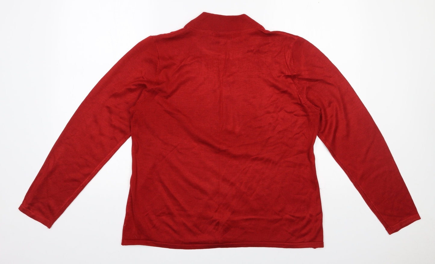 Womens UK Size M Bonmarché Red Pullover Jumper