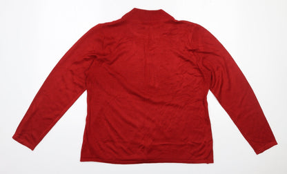 Womens UK Size M Bonmarché Red Pullover Jumper