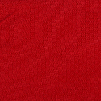 Womens UK Size M PINK Red Pullover Jumper