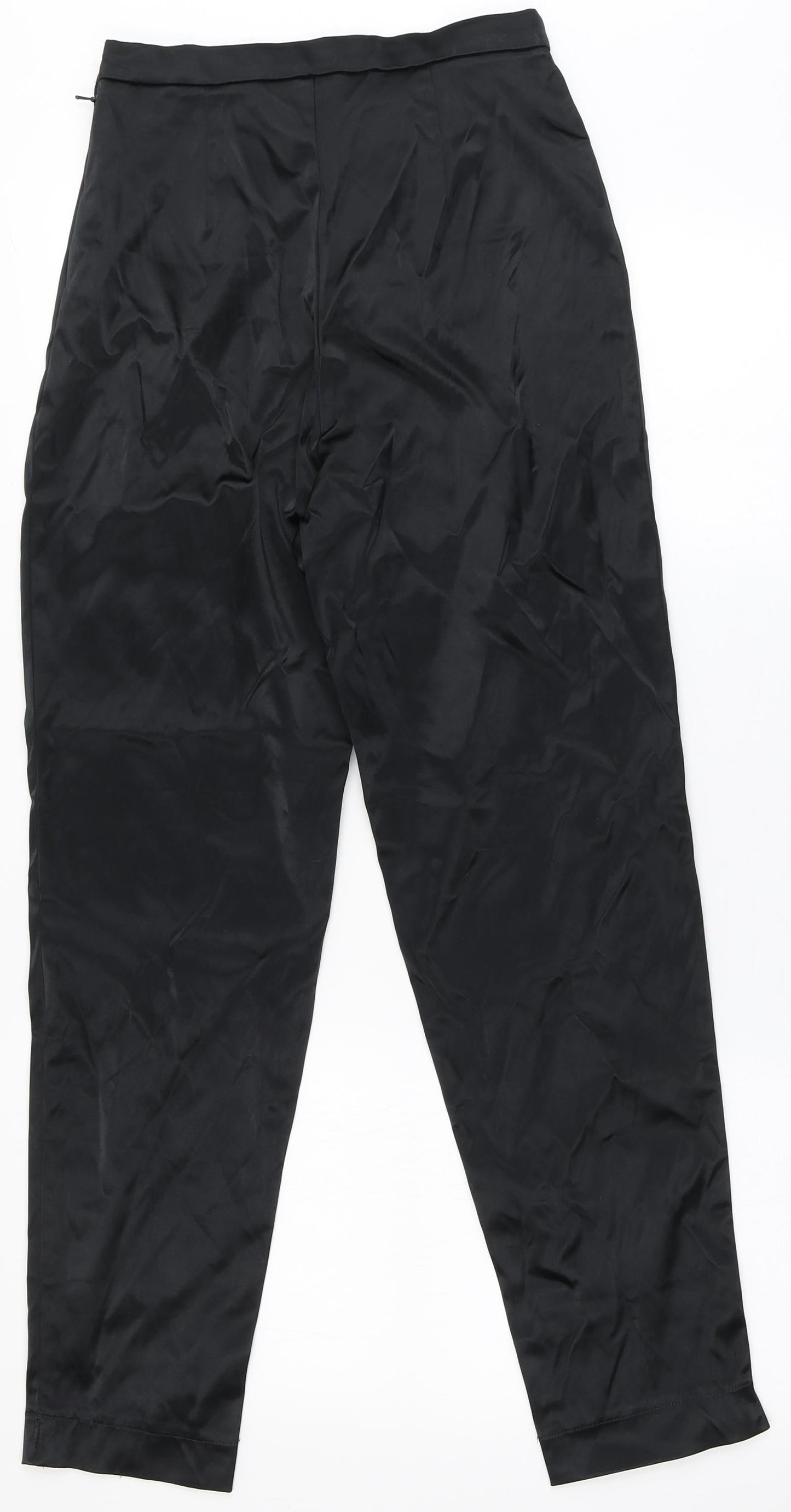 Womens UK Size 12 Marks and Spencer Regular Fit  Black Trousers