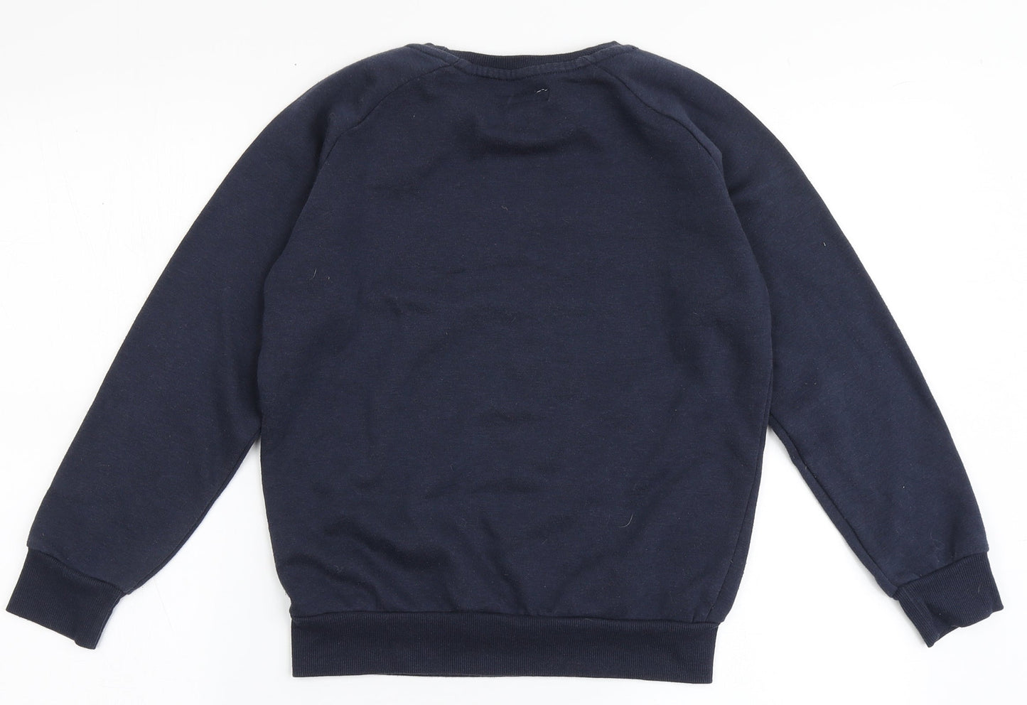 Primark Girls Blue  Polyester Pullover Sweatshirt Size 11-12 Years   - Mon Cheri