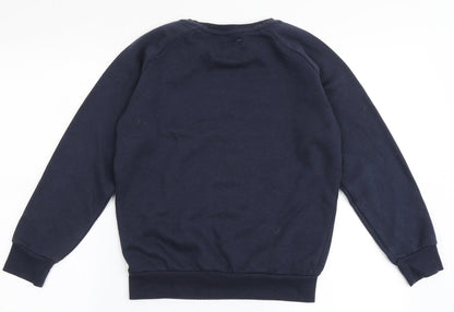 Primark Girls Blue  Polyester Pullover Sweatshirt Size 11-12 Years   - Mon Cheri