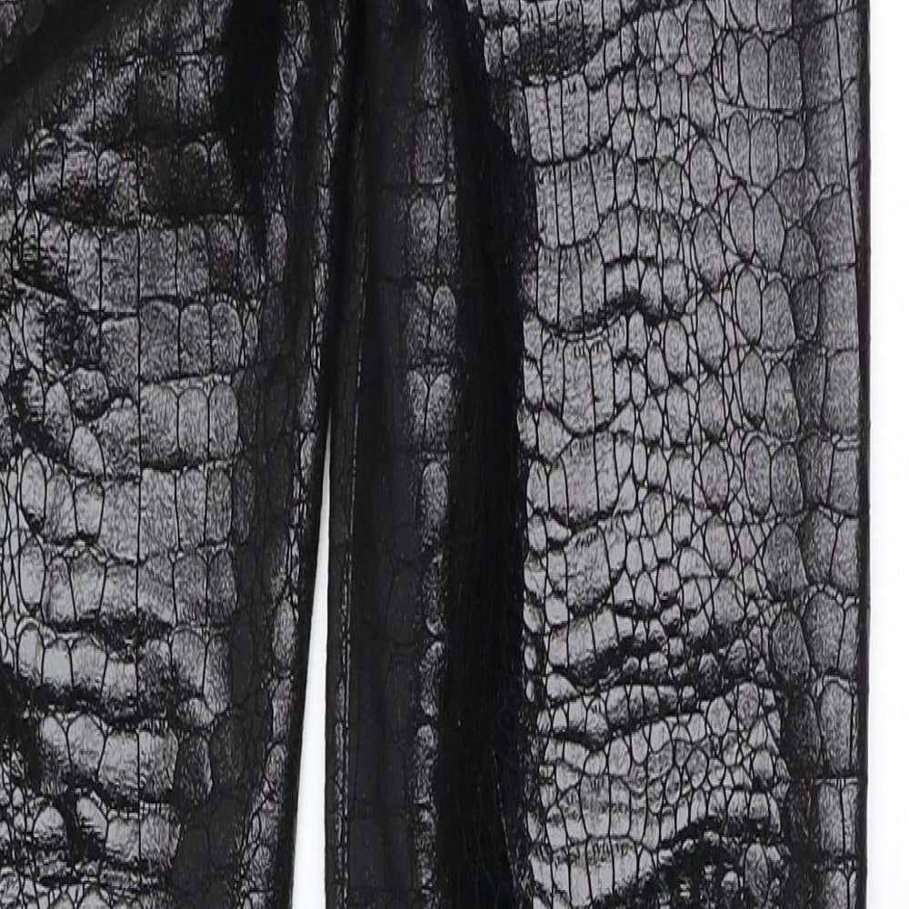 Womens UK Size XS Motel Regular Fit  Black Trousers