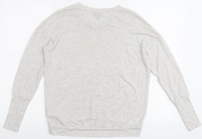 Womens UK Size 6 Topshop Grey Pullover Jumper