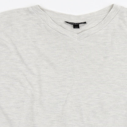 Womens UK Size 6 Topshop Grey Pullover Jumper