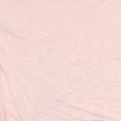 Womens UK Size S Zara Knit Pink Pullover Jumper