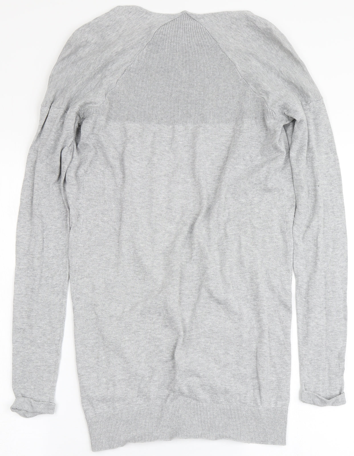 Womens UK Size 8 New Look Grey Cardigan Jumper