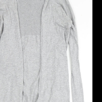 Womens UK Size 8 New Look Grey Cardigan Jumper