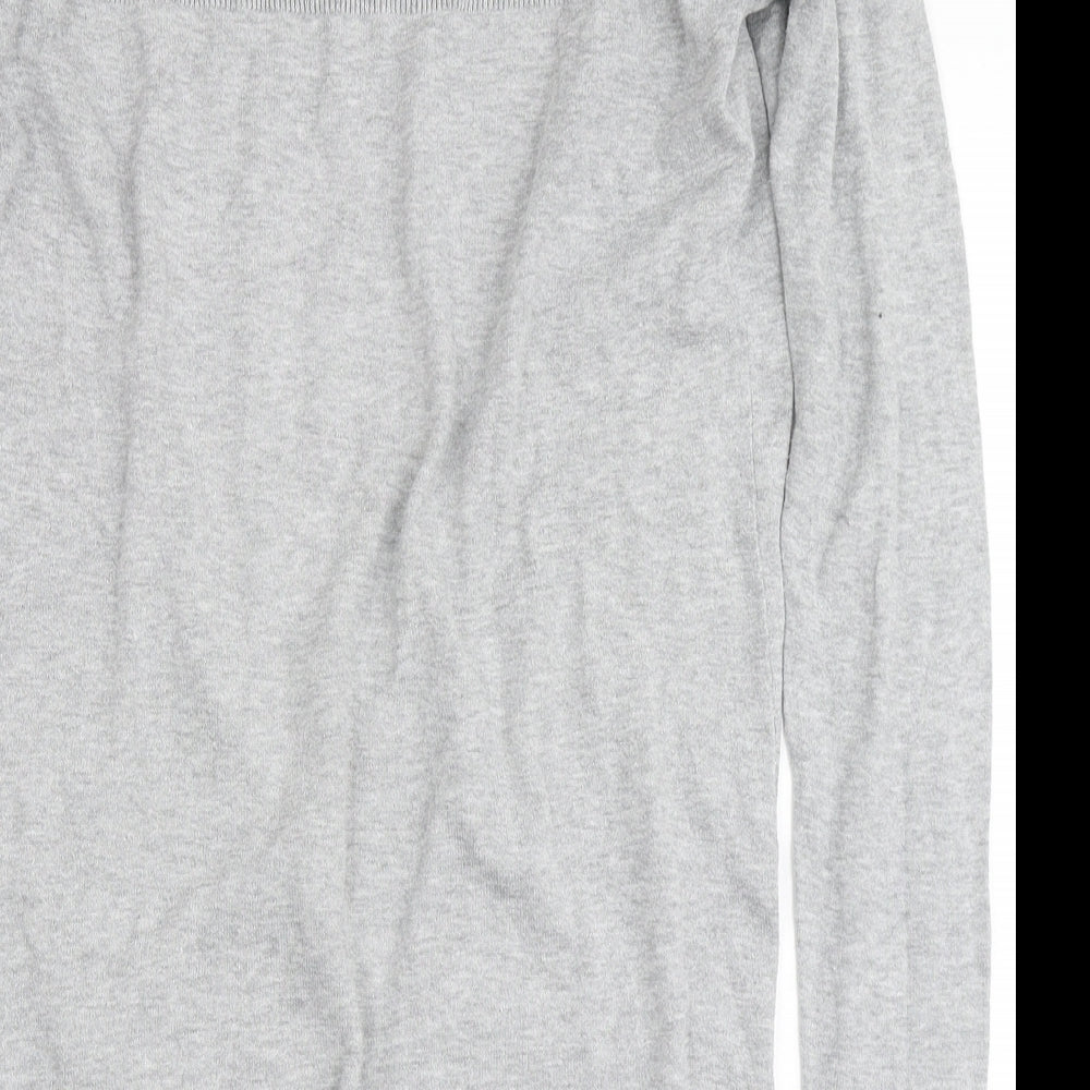 Womens UK Size 8 New Look Grey Cardigan Jumper