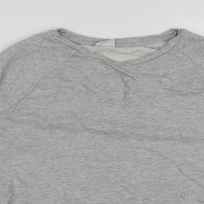 Only Womens Grey  Cotton Pullover Sweatshirt Size S  Pullover