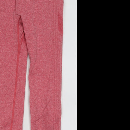 Preworn Womens Pink  Polyamide Sweatpants Leggings Size S L26 in Regular Pullover