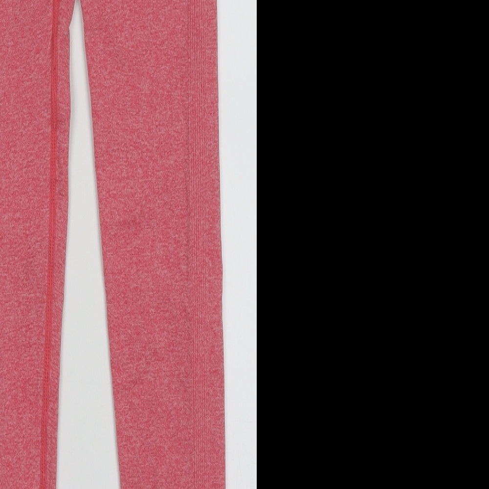 Preworn Womens Pink  Polyamide Sweatpants Leggings Size S L26 in Regular Pullover
