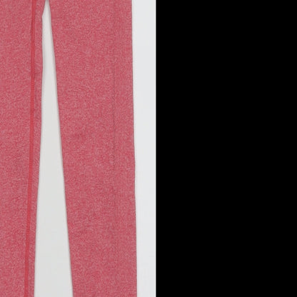 Preworn Womens Pink  Polyamide Sweatpants Leggings Size S L26 in Regular Pullover