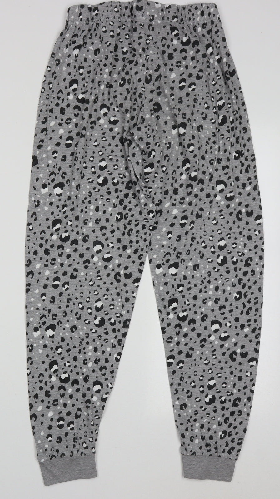 Primark Womens Grey Animal Print Cotton  Pyjama Pants Size XS