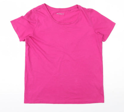 Womens UK Size 6 NEXT Pink Basic T-Shirt