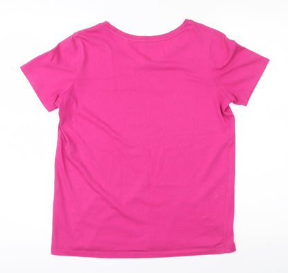 Womens UK Size 6 NEXT Pink Basic T-Shirt