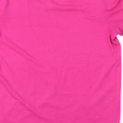 Womens UK Size 6 NEXT Pink Basic T-Shirt