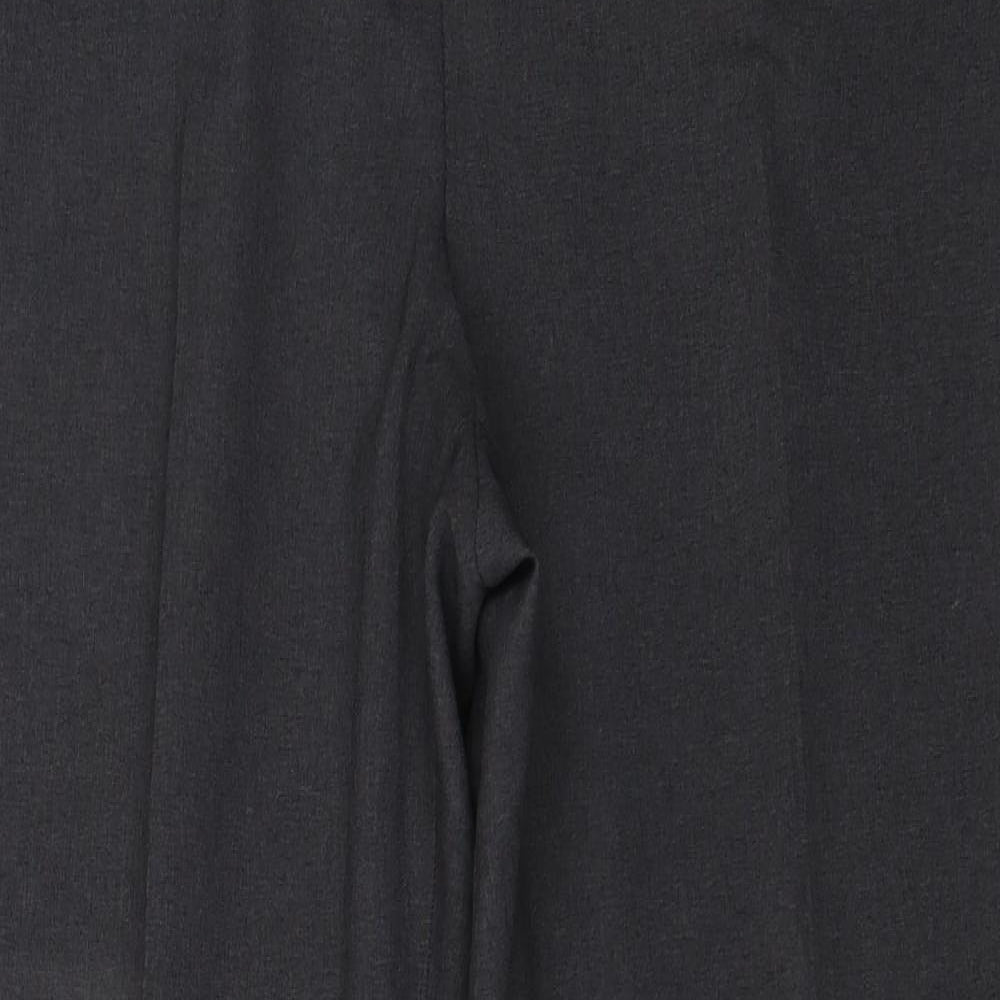 Womens UK Size 18 Marks and Spencer Regular Fit Dress Pants Grey Trousers
