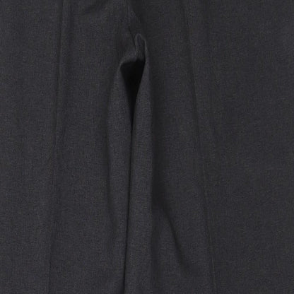 Womens UK Size 18 Marks and Spencer Regular Fit Dress Pants Grey Trousers