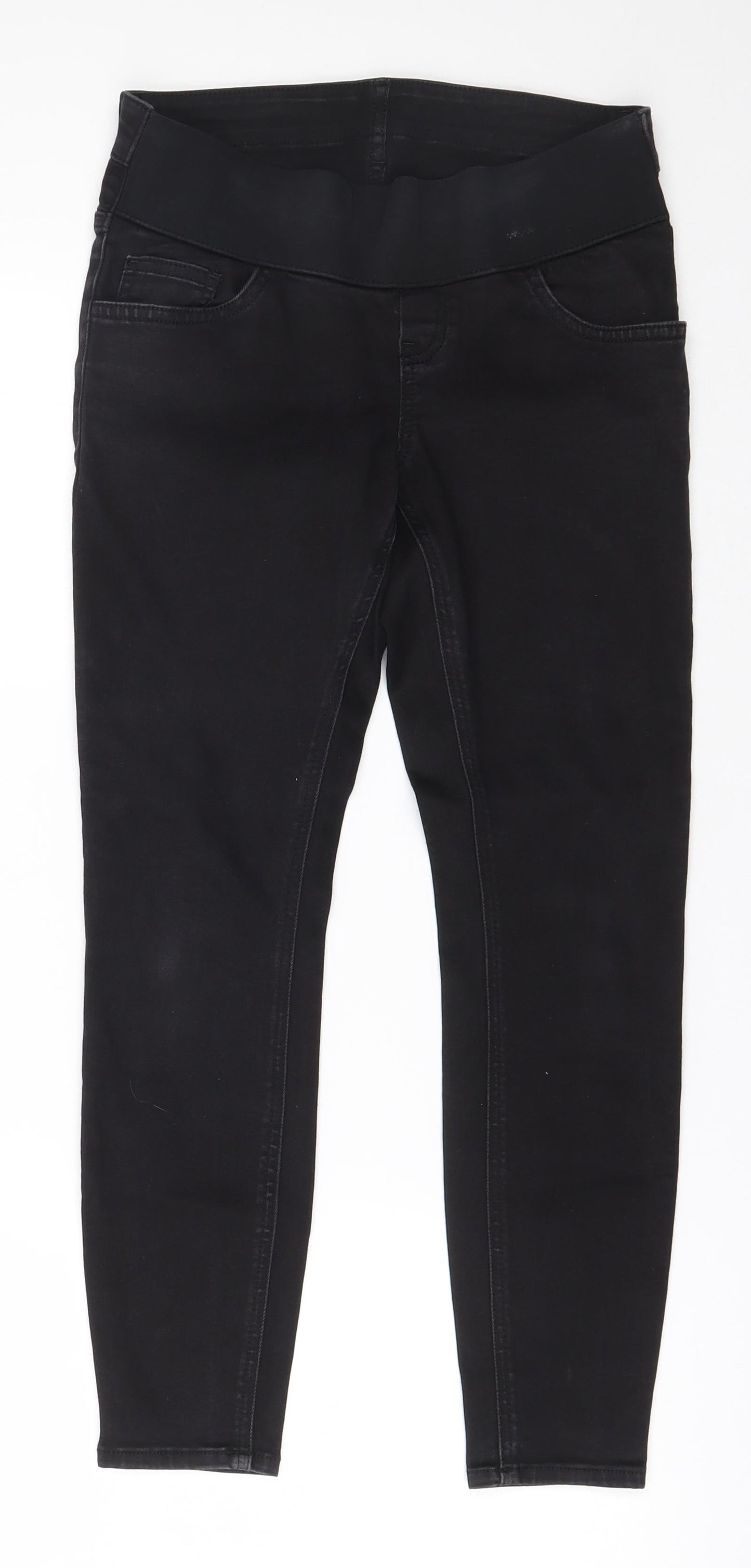 ASOS Womens Black  Cotton Skinny Jeans Size 8 L24 in Regular