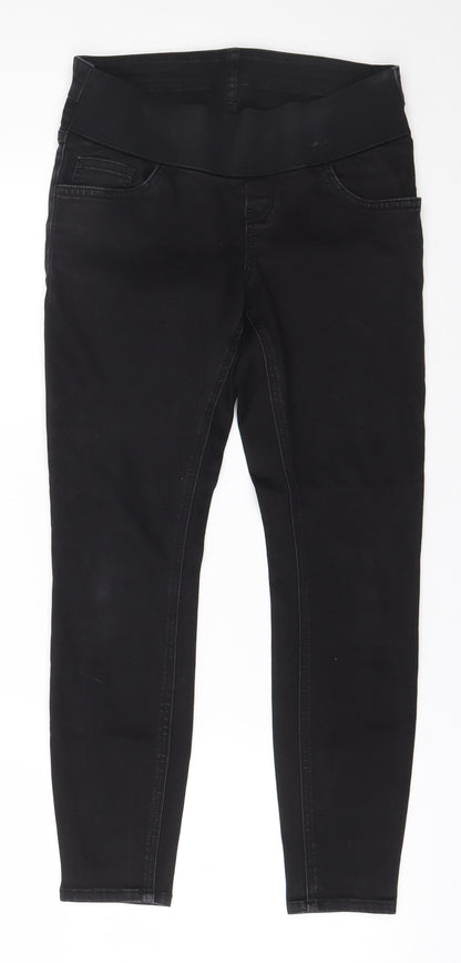 ASOS Womens Black  Cotton Skinny Jeans Size 8 L24 in Regular