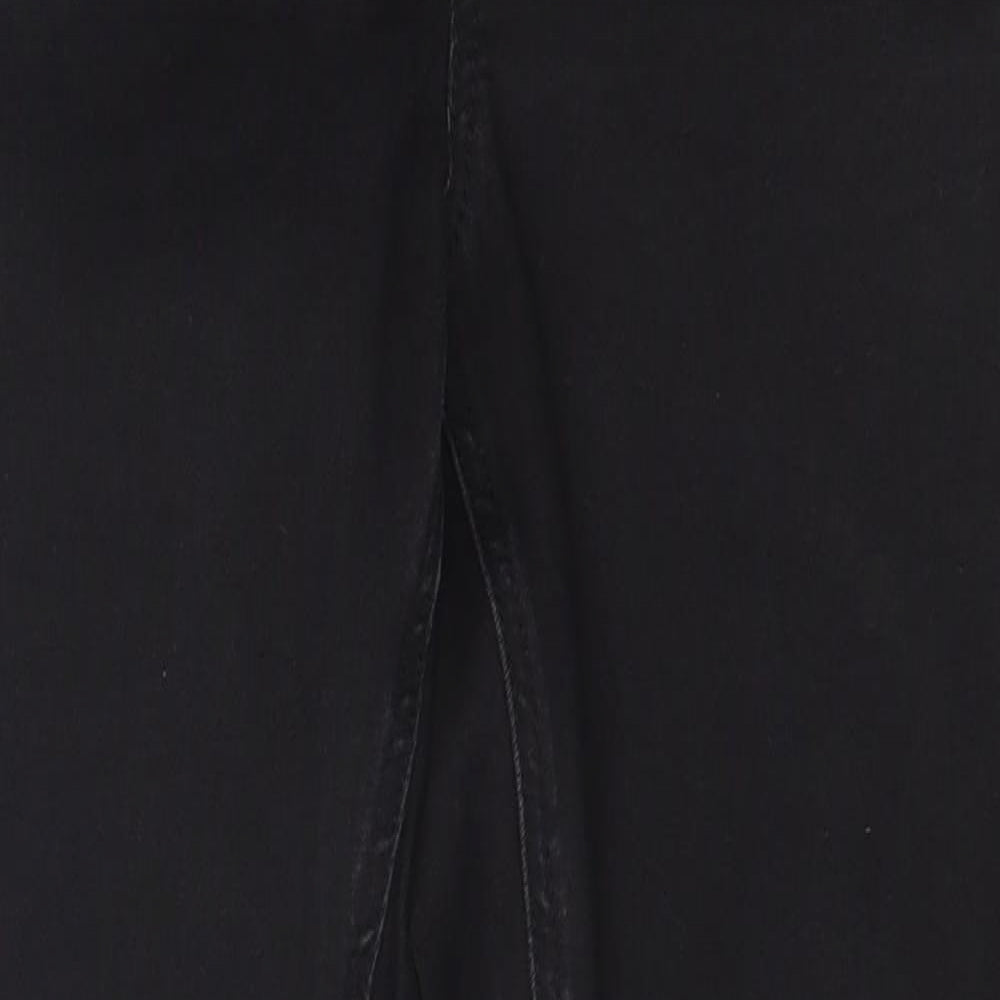 ASOS Womens Black  Cotton Skinny Jeans Size 8 L24 in Regular