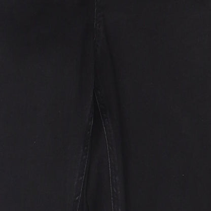 ASOS Womens Black  Cotton Skinny Jeans Size 8 L24 in Regular