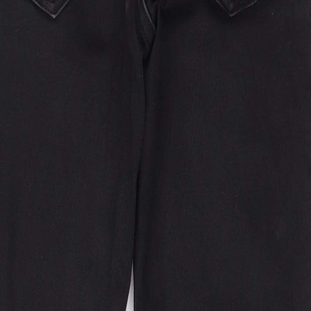 ASOS Womens Black  Cotton Skinny Jeans Size 8 L24 in Regular