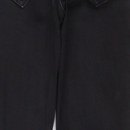 ASOS Womens Black  Cotton Skinny Jeans Size 8 L24 in Regular