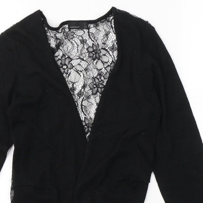Womens UK Size S VERO MODA Black Cardigan Jumper