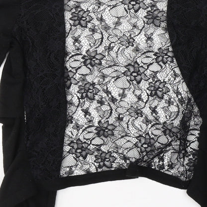 Womens UK Size S VERO MODA Black Cardigan Jumper