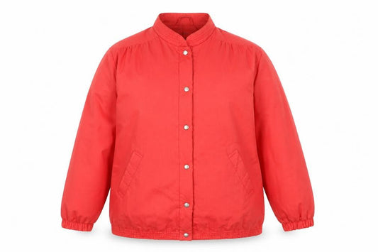 St. Michael Womens Red   Jacket Coat Size 16  Button