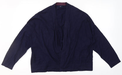 Womens UK Size 14 Marks and Spencer Blue Cardigan Jumper