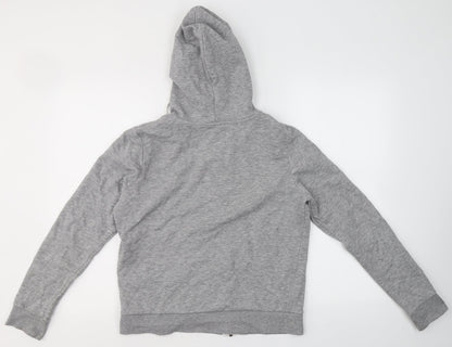 Womens UK Size M Divided by H&M Grey Full Zip Jumper