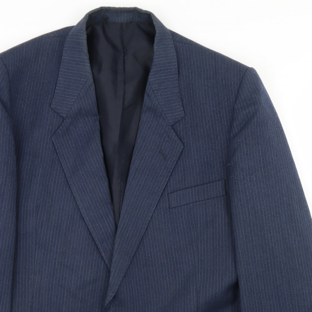 Mens UK Size 44 Canda Regular Blue Suit Jacket