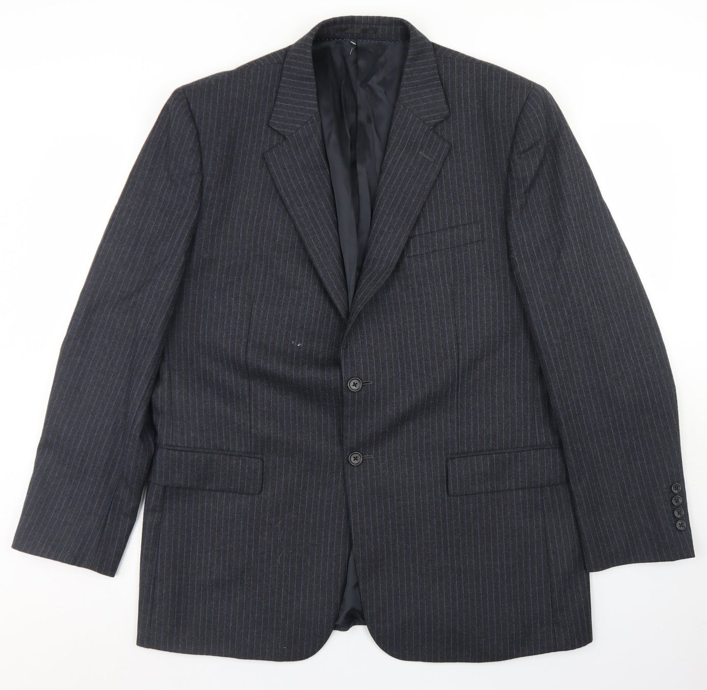 Mens UK Size 44 Brook Taverner Regular Grey Suit Jacket
