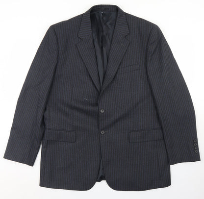 Mens UK Size 44 Brook Taverner Regular Grey Suit Jacket