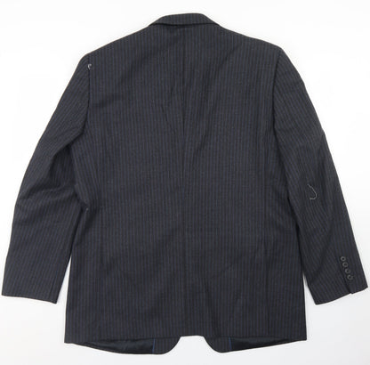 Mens UK Size 44 Brook Taverner Regular Grey Suit Jacket