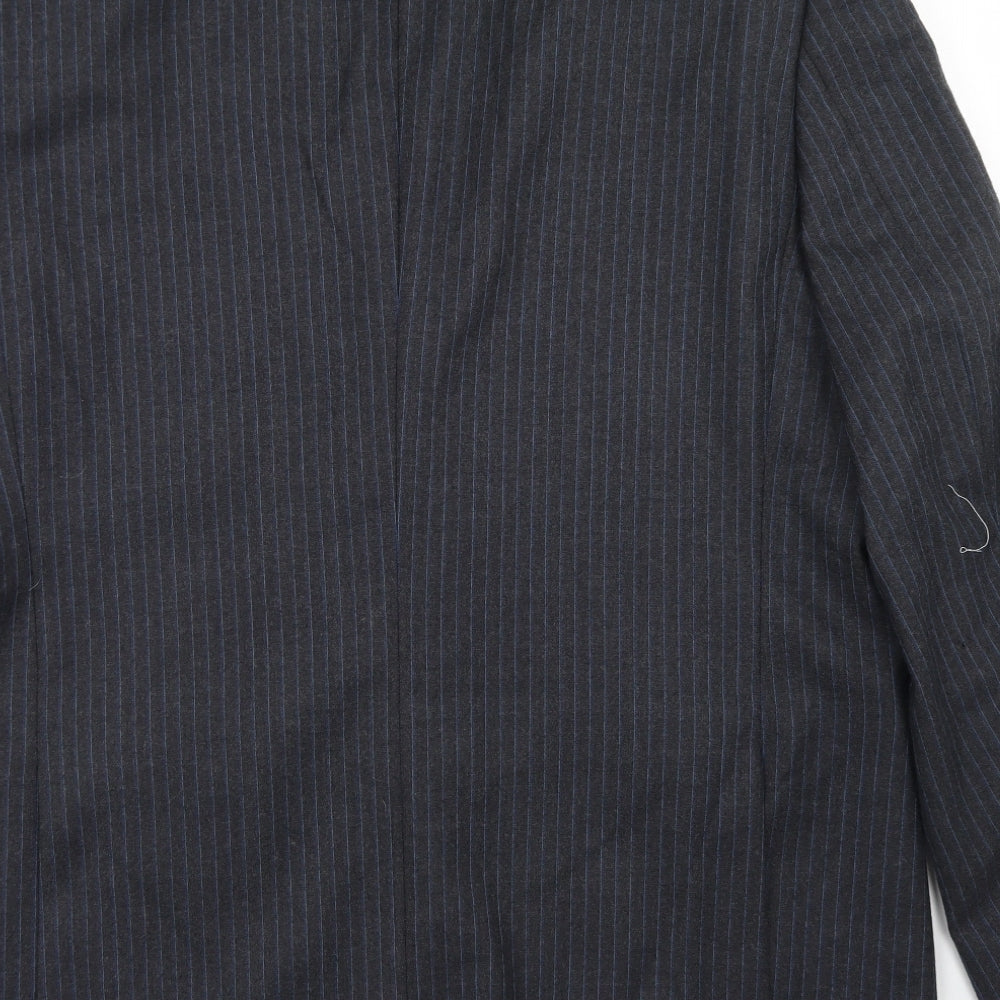Mens UK Size 44 Brook Taverner Regular Grey Suit Jacket