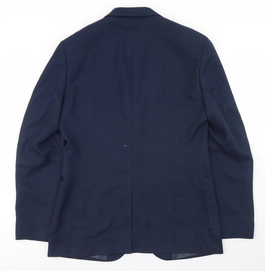 Mens UK Size 36 Preworn Regular Blue Suit Jacket