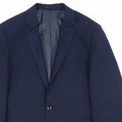 Mens UK Size 36 Preworn Regular Blue Suit Jacket