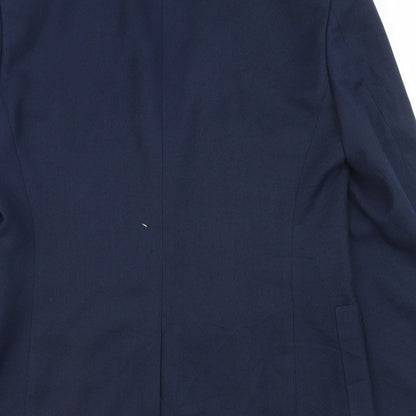 Mens UK Size 36 Preworn Regular Blue Suit Jacket