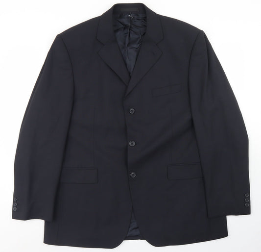 Mens UK Size 44 Burton Regular Blue Suit Jacket