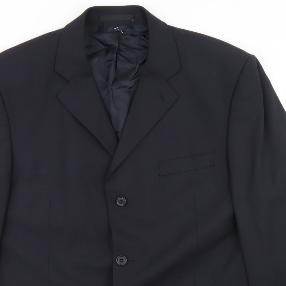 Mens UK Size 44 Burton Regular Blue Suit Jacket